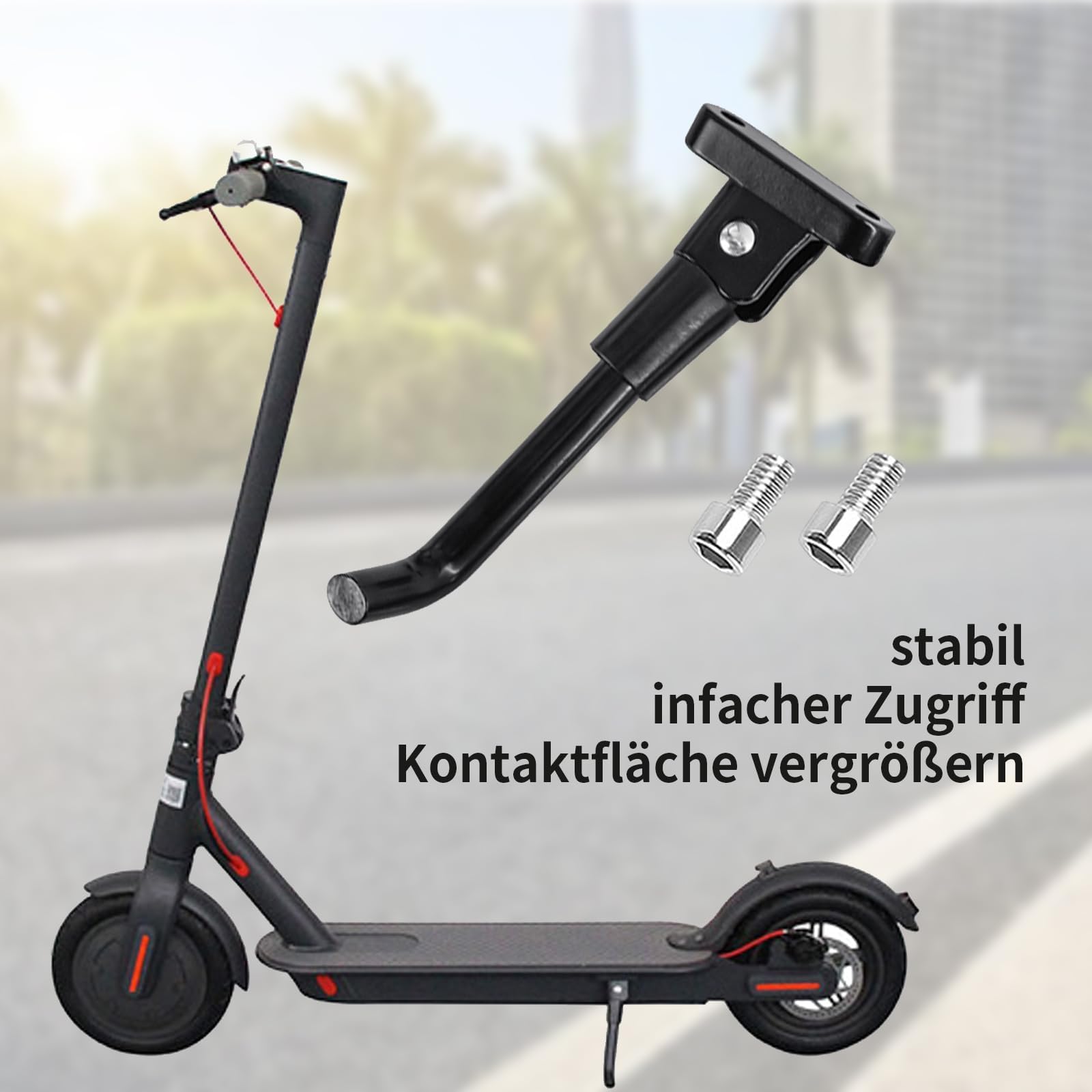 Supporto Per Scooter Xiaomi In Alluminio: Parcheggio Stabile E Sicuro, Anche In Casa!