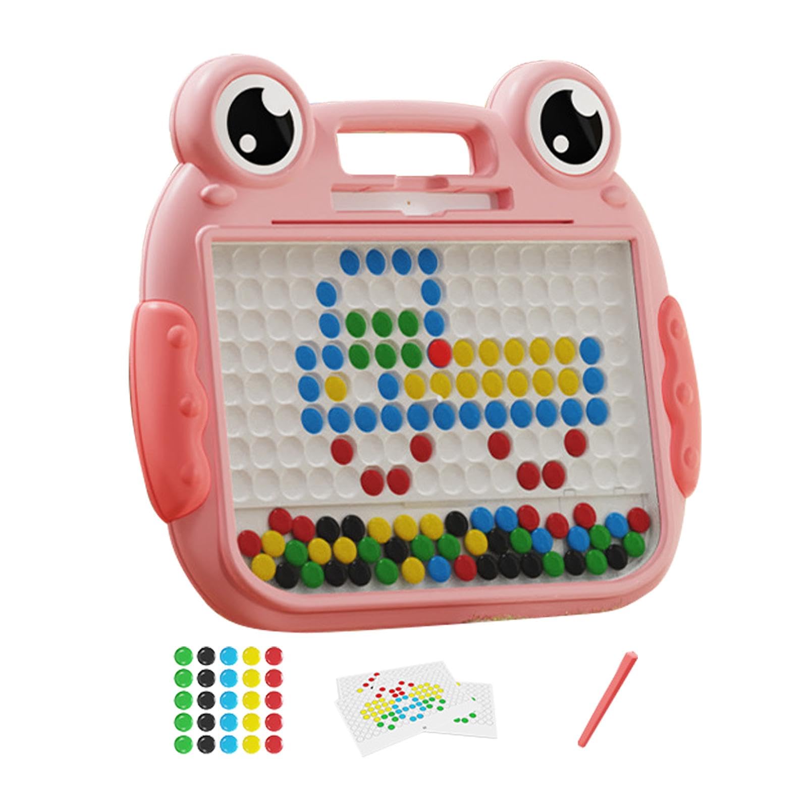 Tavolo da disegno magnetico per bambini,Tavolo da disegno magnetico, Simpatico tappetino per doodle con magnete a forma di rana, Giocattoli magnetici da tavolo Doodle per ragazze e ragazzi, giocattolo