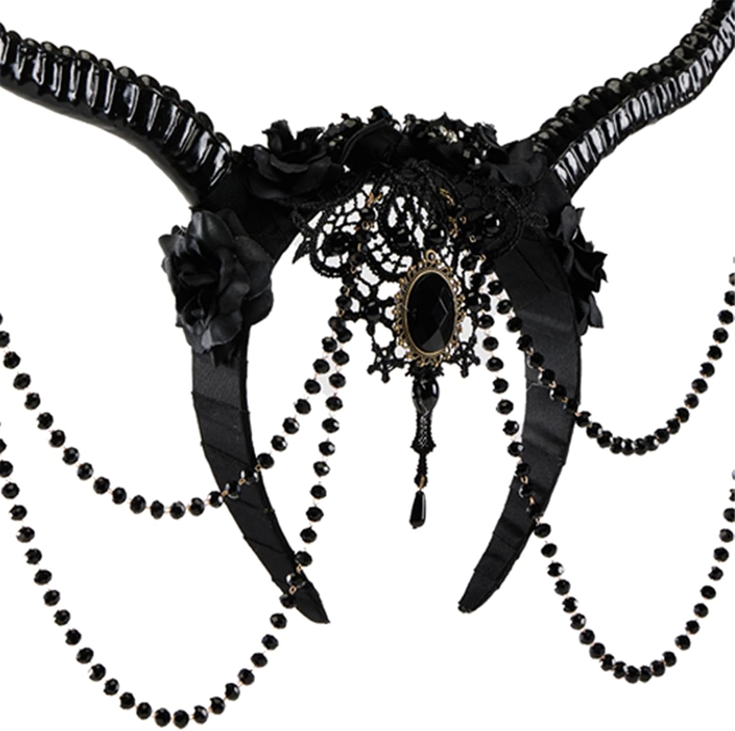 Eye Catching Headbands Halloween Costume Headwear Headpiece with Flower Chain Headpiece Suitable for Various Occasion Halloween Headwear
