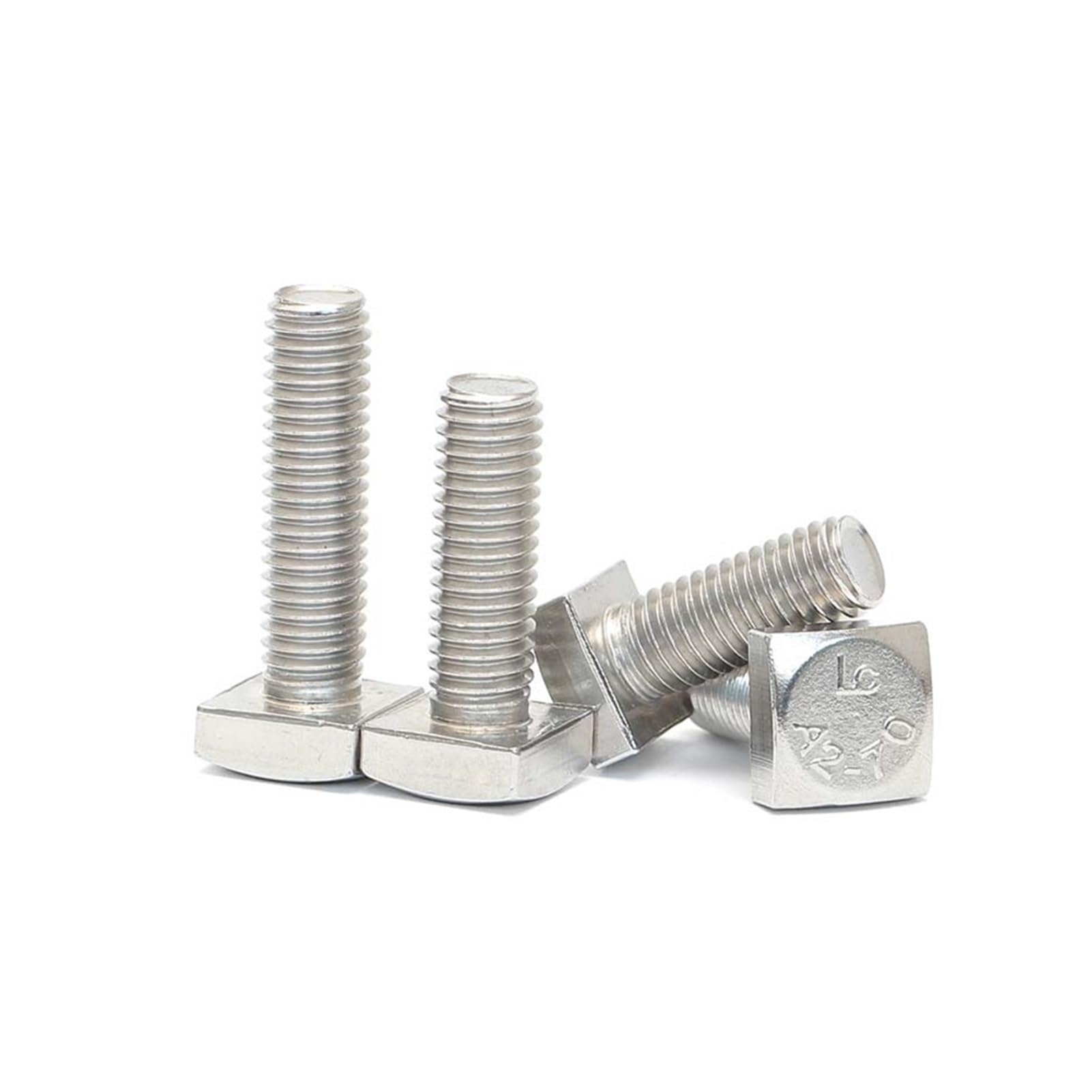 Vierkantschrauben Schrauben Vollgewinde Edelstahl 304 M6 x 50 mm 10 Stück für Bau und Reparatur Langlebige und korrosionsbeständige Befestigungselemente