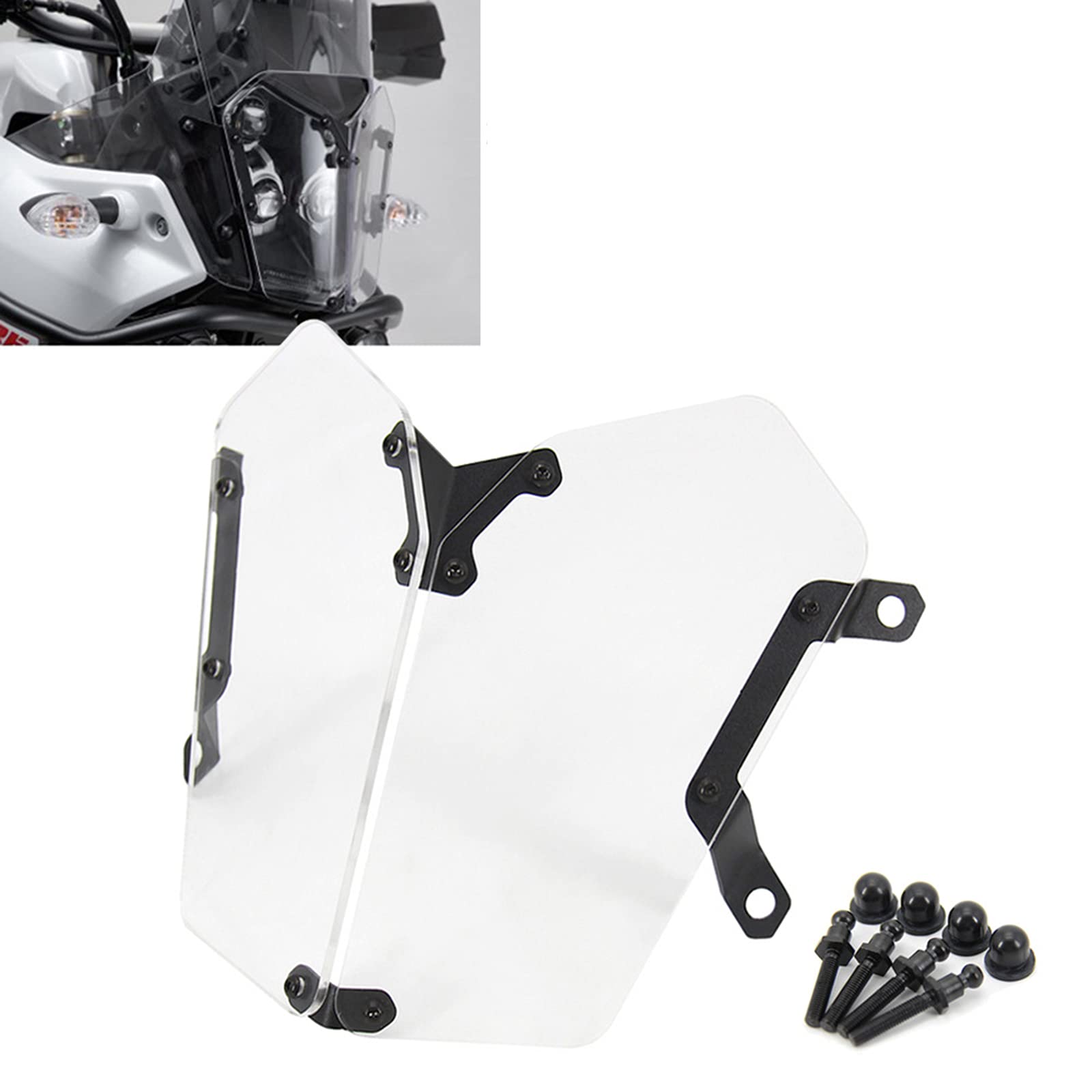 prasku Protector de faros delanteros, rejilla, pantalla de protección, cubierta de protección, piezas de motocicletas para Yamaha Tenere 700 20-Onward 20-21