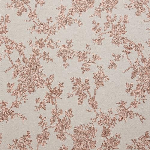 YZJZEDS 100% Cotton French Pastoral Table Runners, 13x60 Inch Terracota Farmhouse Table Runners 60 Inches Long, Vintage Flowers Print Home Decors by YZJZEDS - Image 5