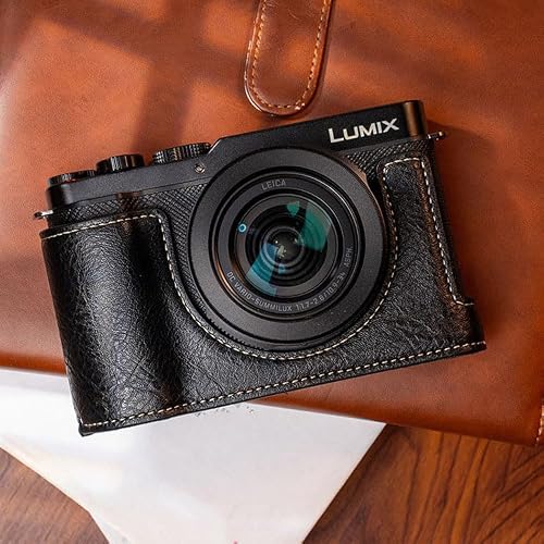 �Ή� LUMIX DC-L10 �p�̃P�[�X �J�o�[ PU���U�[�n�[�t�P�[�X �n�[�t�J�o�[ �J�����P�[�X �l�C ������� LUMIX L10 �P�[�X �ی�P�[�X �J�����ی� �Ռ��z�� �I�����p�X �J�o�[[sxj-dxsy-10194][�u���b�N]