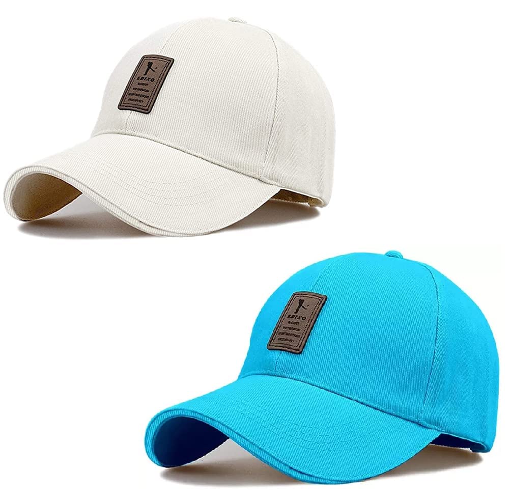 Acrylic Brand A-Combo Pack Of 2 Stylish Sport Virat Inspire + Baseball. Ny Cap For Men And Boy's Cap (Pack Of 2) Multicolour, One Size