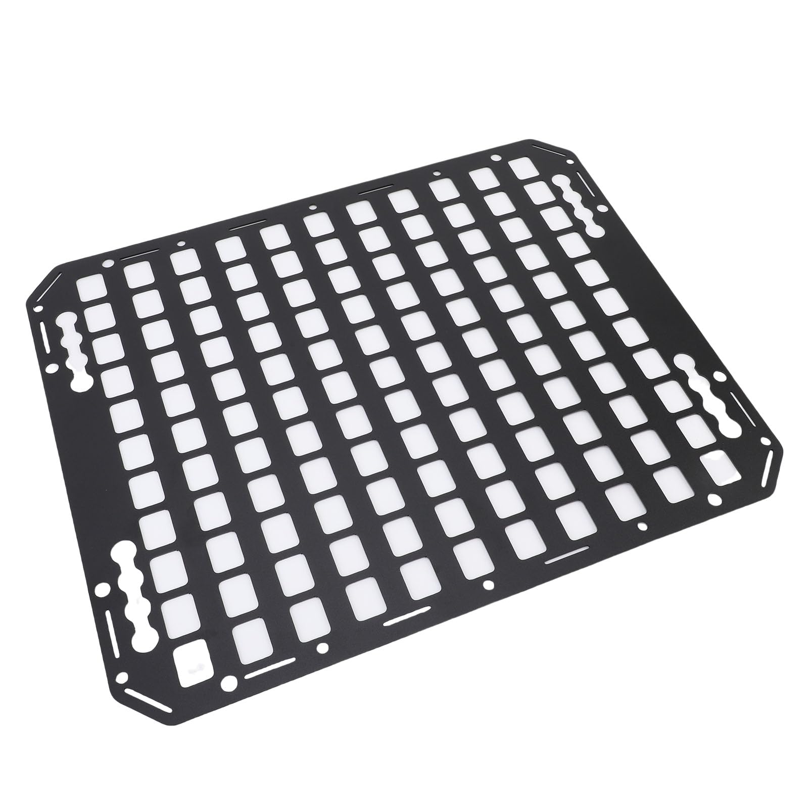 Trunk Organizer Truck Pannello Truck Pannello Grapper Organizzatore in Alluminio Memoria di Carico per Berline SUV Pickup Trucks
