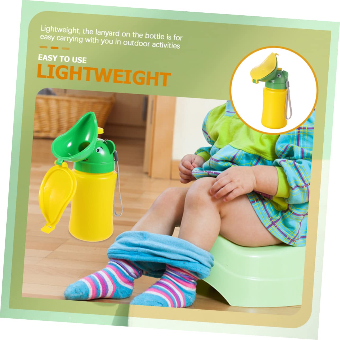 BRIGHTFUFU Portable Urinal Bottle for Boys Car Potty for Outdoor Use Compact and Lightweight Easy to Design for Travel and Emergencies