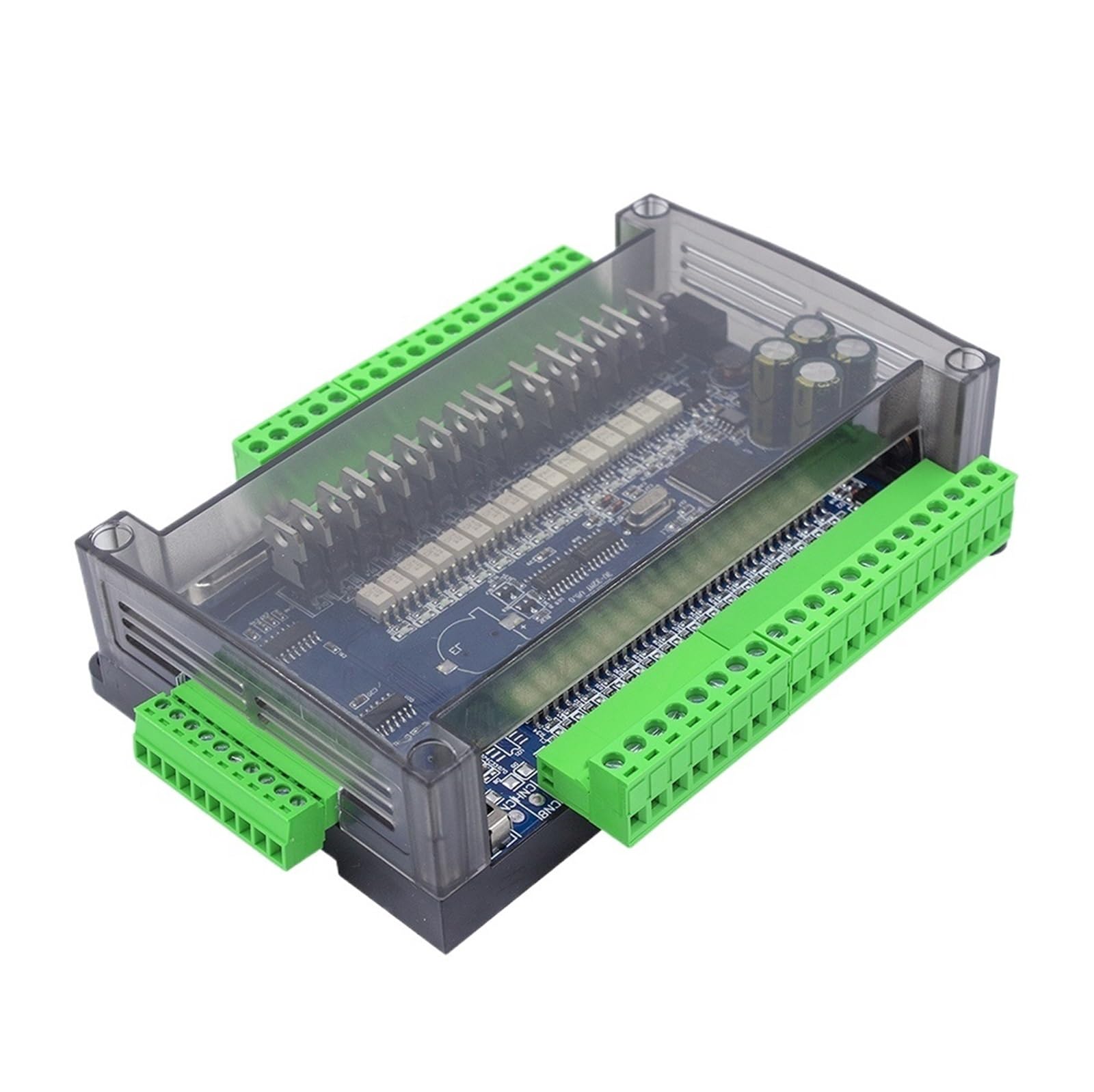PWANUIGTE 1pcs FX3U-14MT 24MT 48MT 32MT Transistor Output Logic Controller Pulse Step Motor(14MT-485)