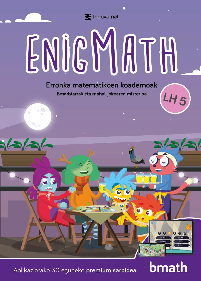 Innovamat - Enigmath LH5 - Matematikako erronken koadernoa (Enigmath Bilduma)