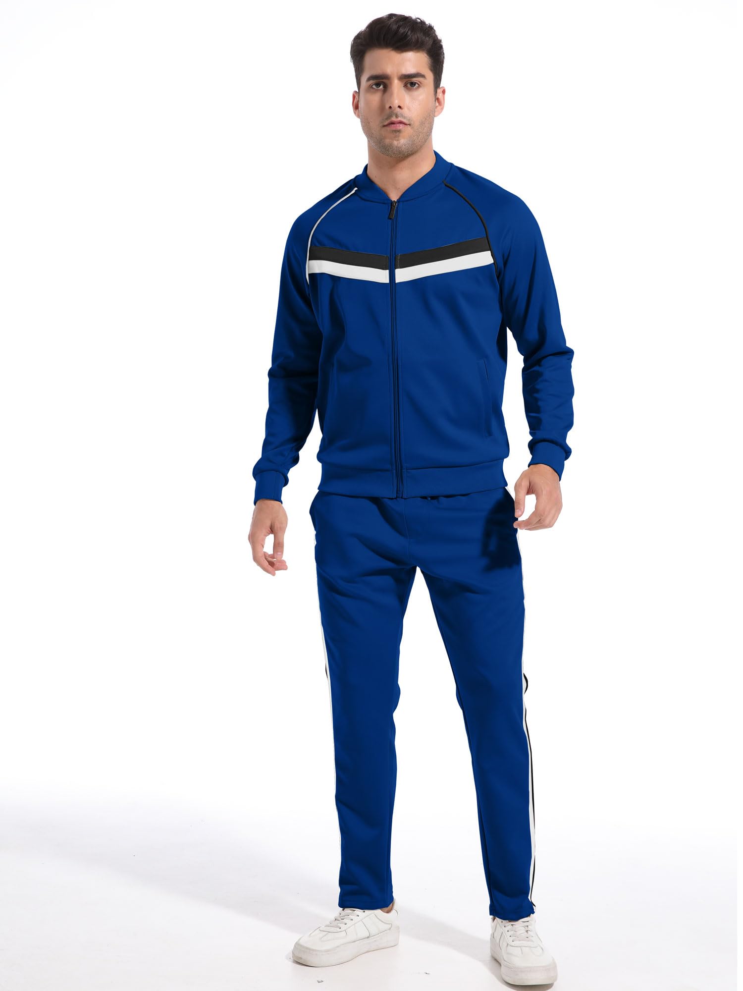 W JIANWANG Chándal para Hombre (Pack de 2)