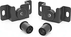 Suporte TV, Fixo, Universal, de Parede, para TVs 12" a 80", Capacidade até 60kg, Compatível com Telas Curvas e Planas, para Sala, Quarto ou Escritório, Aço Reforçado, Kit Instalação Fácil, Preto