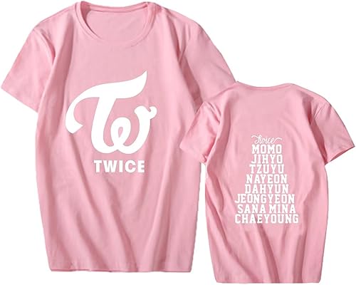 Camiseta unisex Kpop Twice Concert NaYeon Momo Mina Sana Tzuyu Dahyun