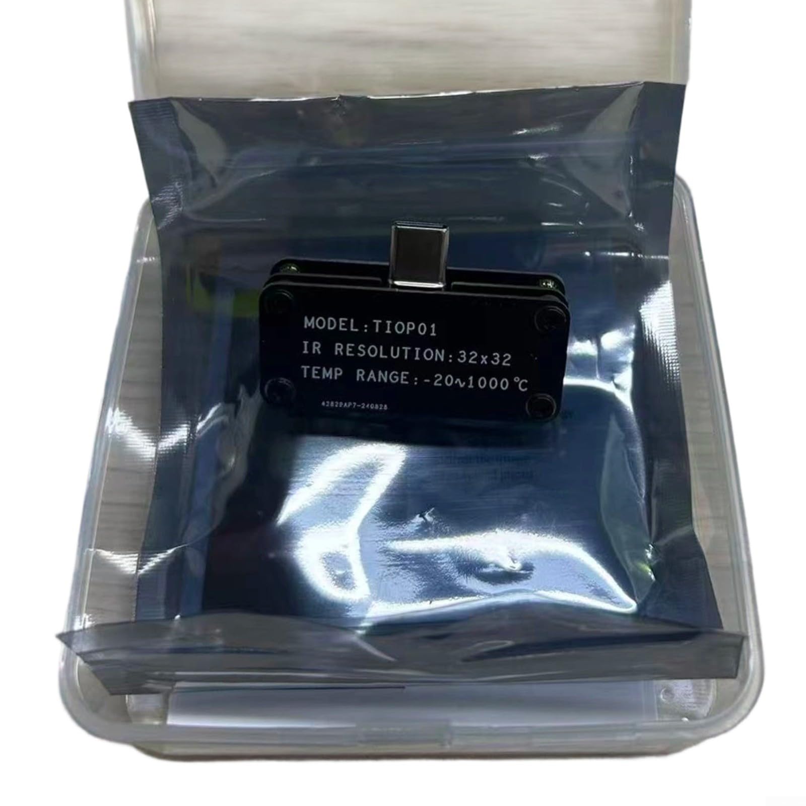 Wärmebildkamera TIOP01 mit 32x32 Pixel Hyman Sensor für Android Typ-C, Infrarot Thermografiegerät mit 5 Farbmodi und -20 bis 1000°C Messbereich zur PCB-Prüfung und Elektronikentwicklung