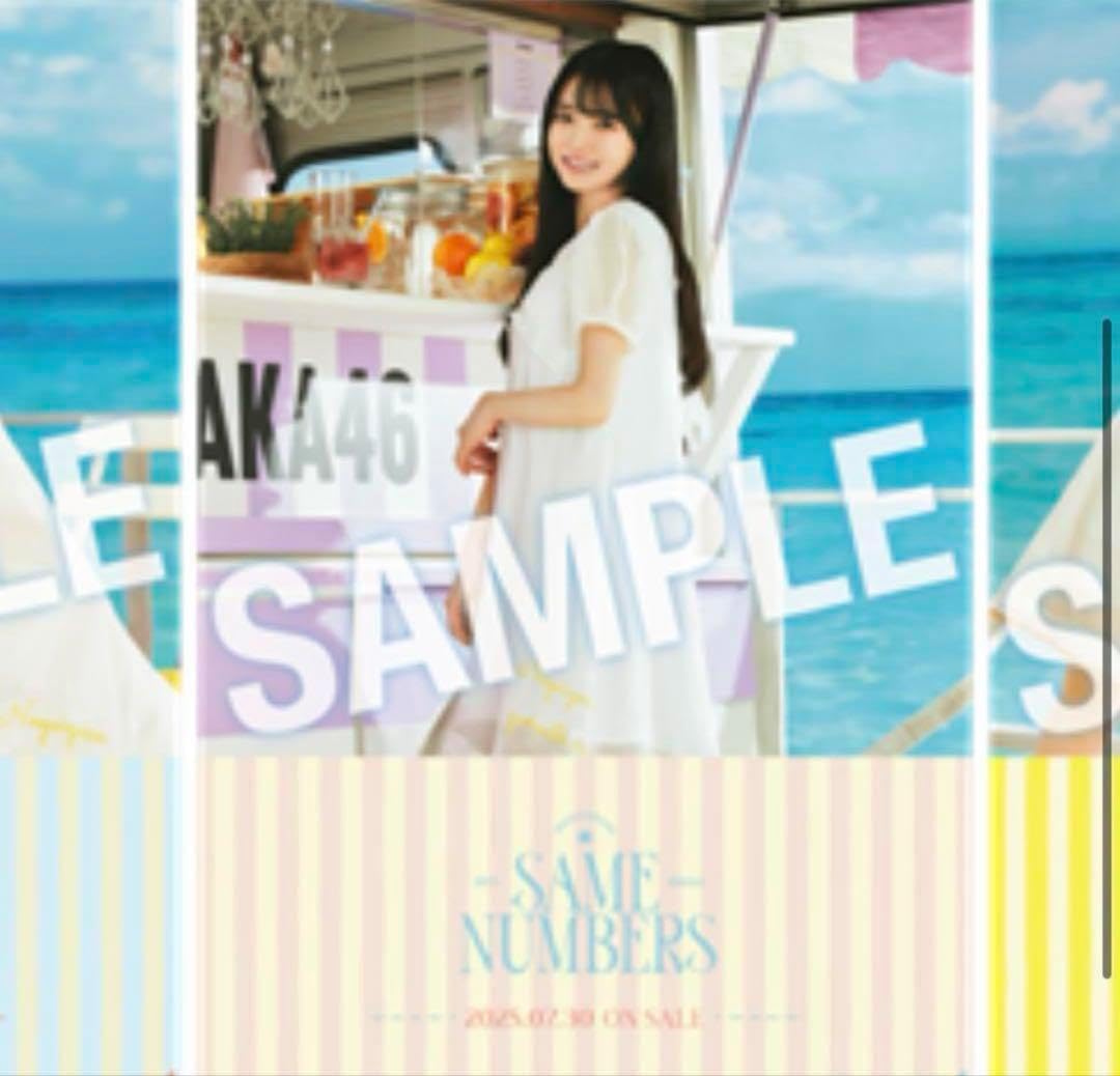 瀬戸口心月 Same numbers 会場限定ポスター 乃木坂46 黒見明香 Same