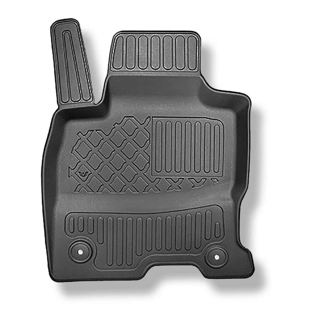 Mossa Alfombrillas de TPE adecuadas para Ford Kuga III Plug-in Hybrid SUV (04.2020- ) - alfombras para Coche - G
