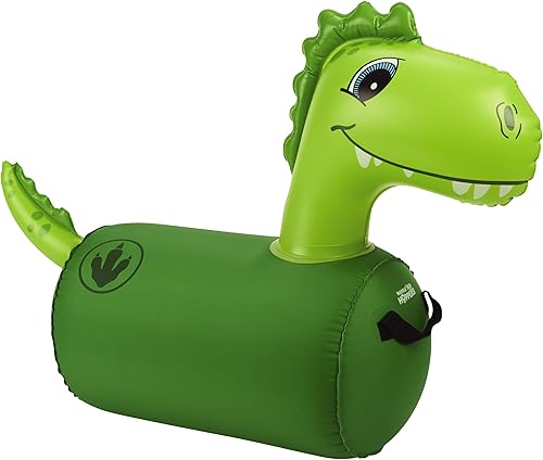 Miniatura 18 de WADDLE Hip Hopper - Juguete inflable animal saltarín, cebra, para edades de 2 años en adelante, soporta hasta 85 libras Cebra rosa