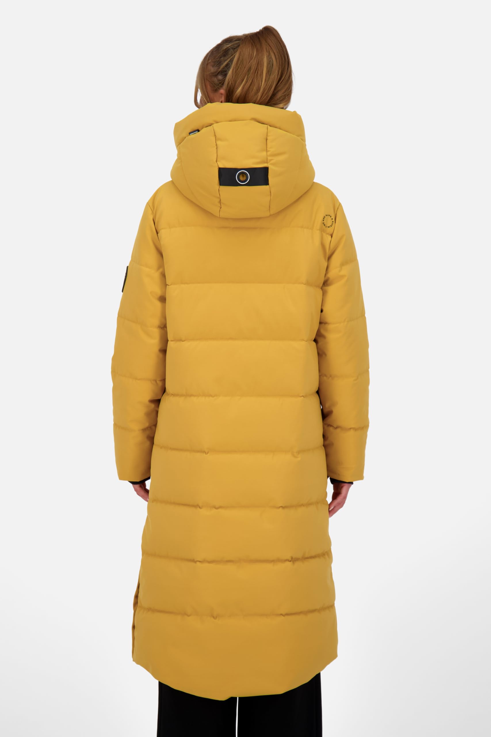 ALIFE AND KICKIN KatiaAK A Puffer Coat - Winterjacke Damen mit Kapuze, langer Wintermantel in Daunenoptik, warme Steppjacke, Damen Winter Oberbekleidung Damen Steppjacke, Winterjacke camel XXL