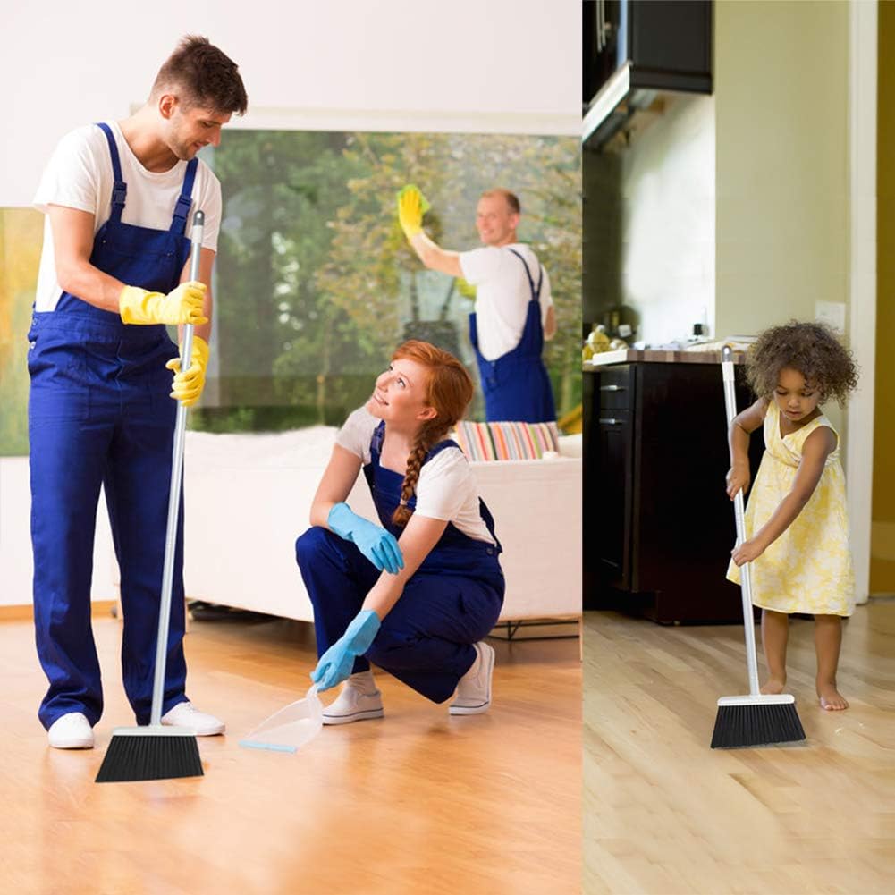 Lightweight Broom and Dustpan Set