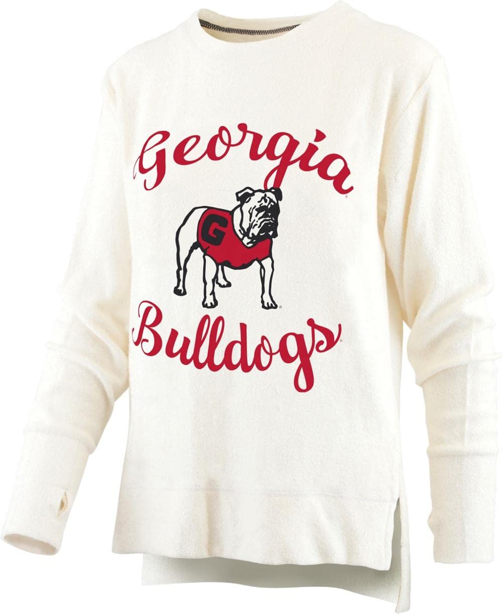 Pressbox/Royce Apparel Women's Georgia Bulldogs UGA Sweatshirt Cuddle Knit Fleece