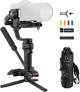 ZHIYUN Weebill 3 Combo, Gimbal Stabilizer for DSLR and Mirrorless Camera, Nikon Sony Panasonic Canon Fujifilm BMPCC 6K, Extendable Sling Grip, Wrist Rest, Fill Light & Mic Integration, PD Fast Charge