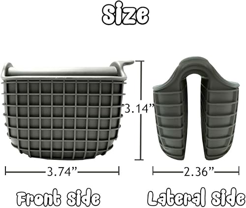 Miniatura 6 de Juego de mini guantes de horno de silicona, guantes de horno con aislamiento térmico, guantes de horno para cocinar y hornear, proteger los dedos,