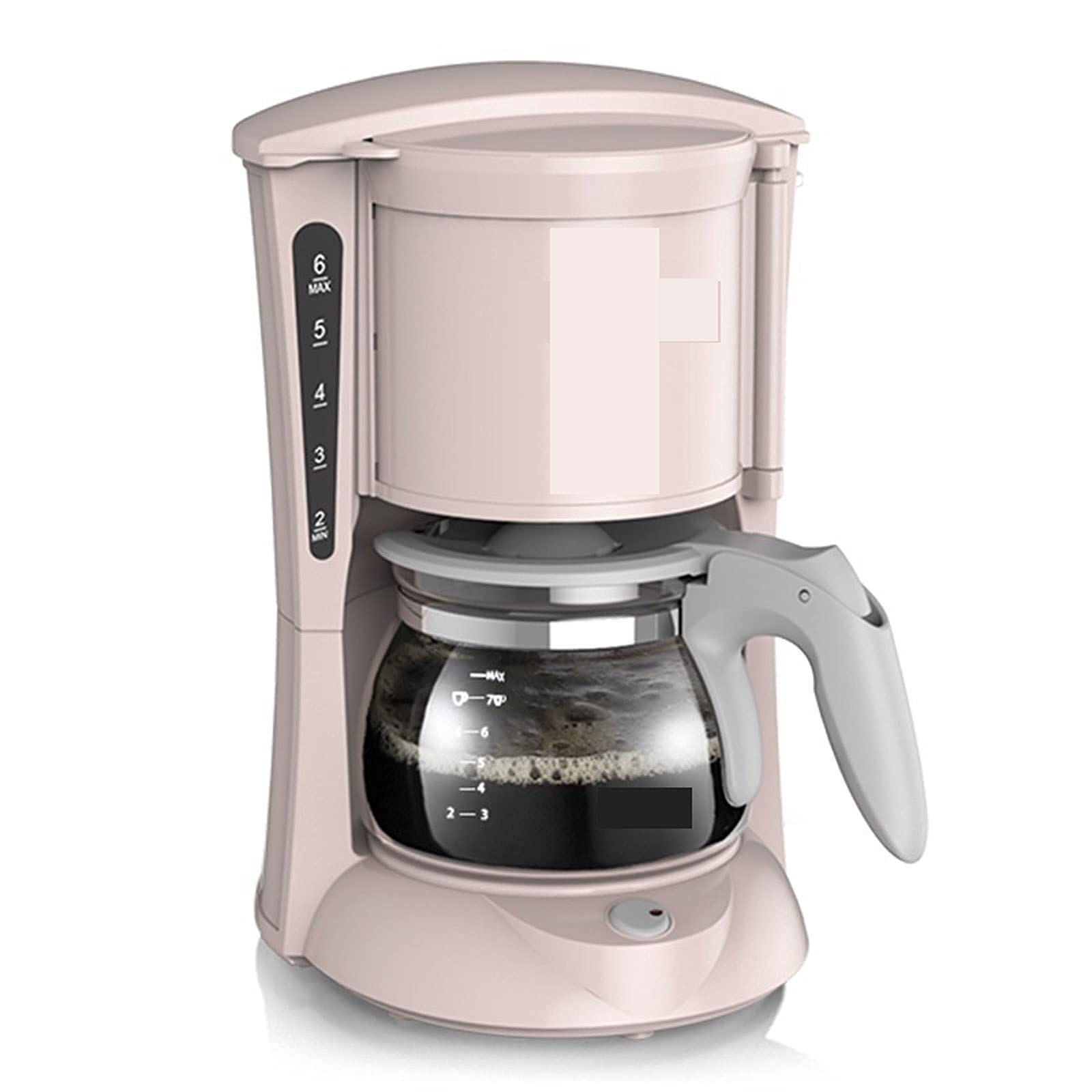 Macchina per il caffè Macchina per il caffè domestica a doppio scopo per caffè e tè for Elettrodomestici da cucina Macchina per caffè americano Mantenere caldo (Colore : Pink,