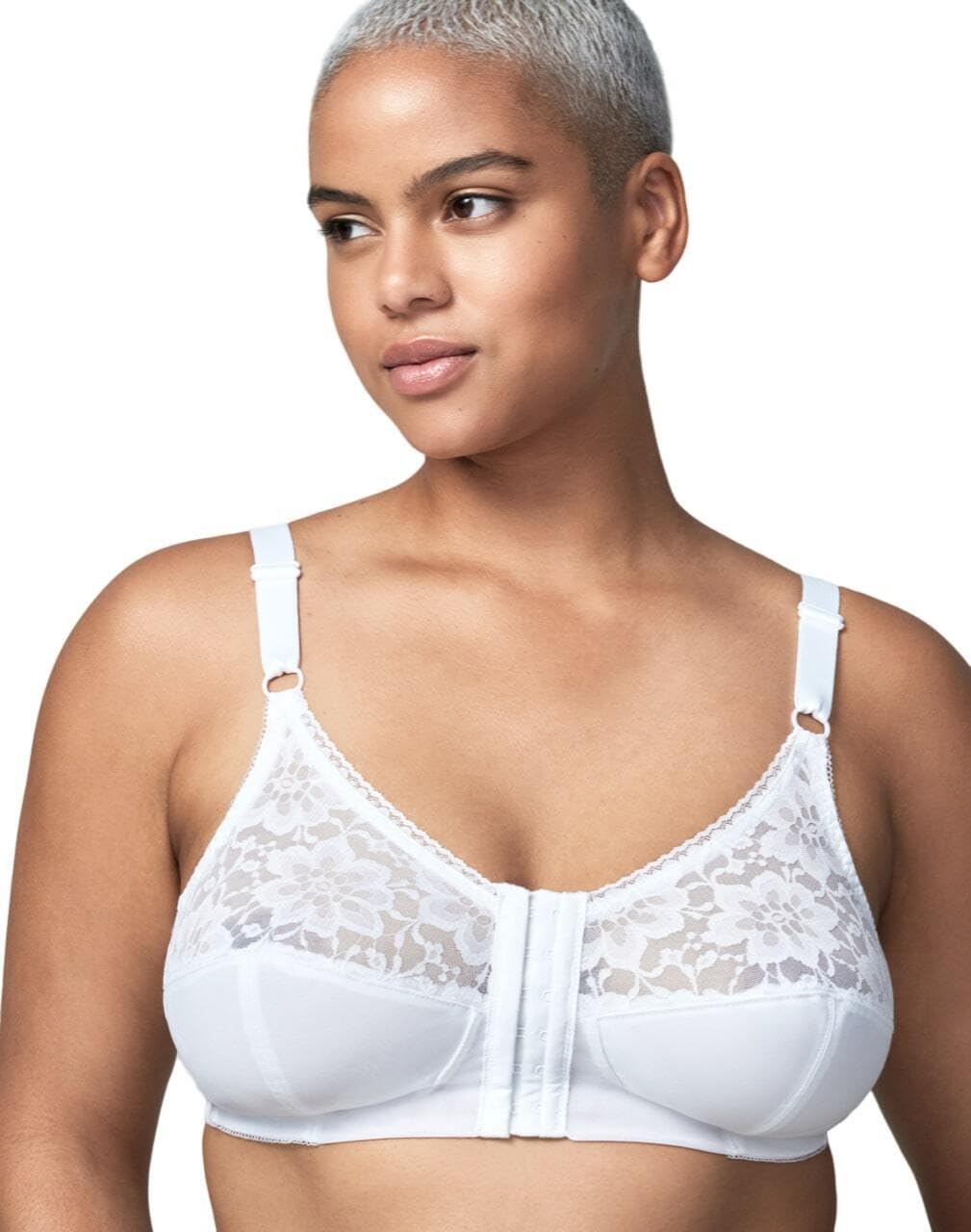 Wonderbra Plus-Size JMS Front Closure Wire-Free Bra