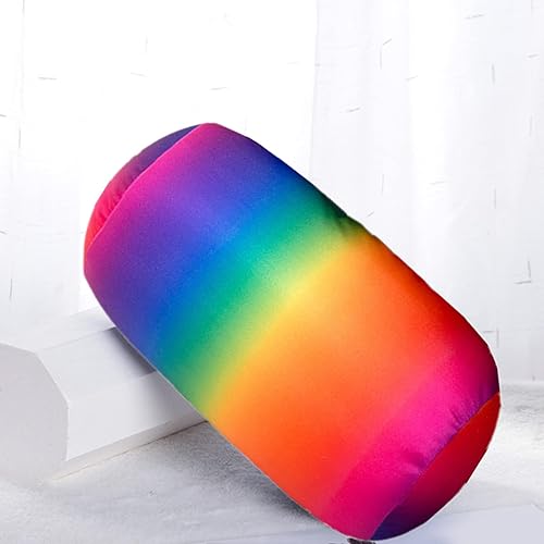 Miniatura 3 de ASkinds Almohadas cilíndricas cómodas almohada de microperlas Squishy Almohada cervical de viaje, cojín de tubo de cojín para cabeza, cuello,