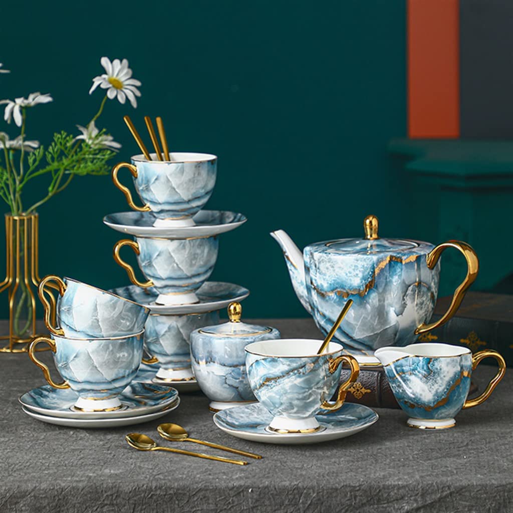 Zestaw Filiżanek Do Kawy Z Porcelany Kostnej, Zestaw Europejski Z Ceramicznym Zestawem Do Herbaty Popołudniowej