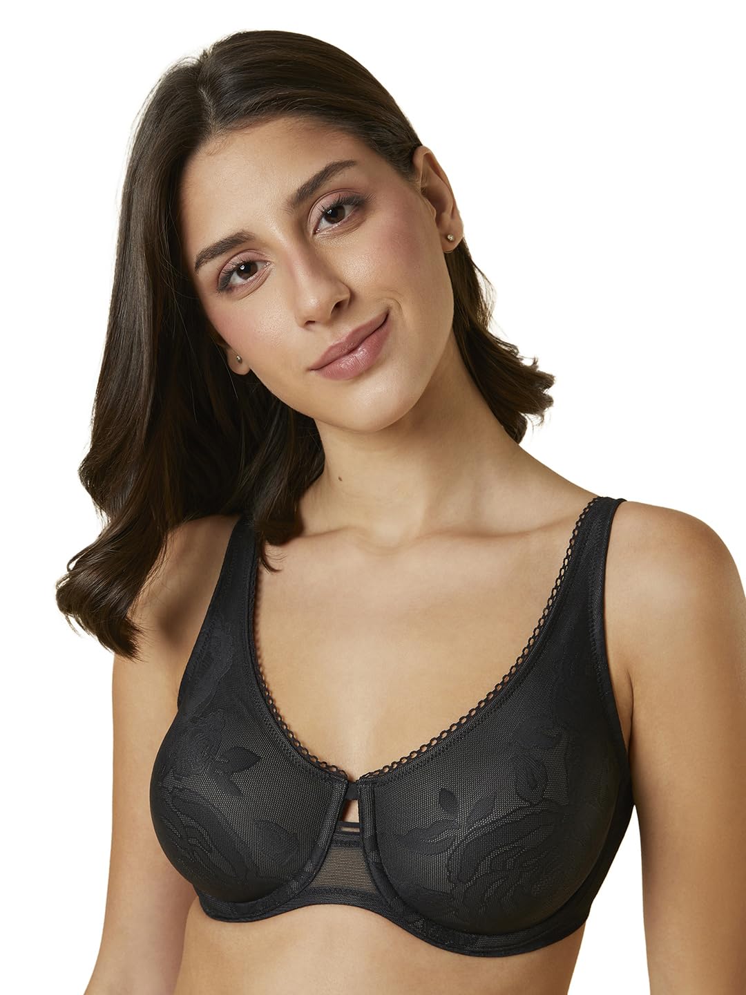 Triumph Wild Rose Sensation W01 Biustonosz minimizer Kobiety, czarny, 85E