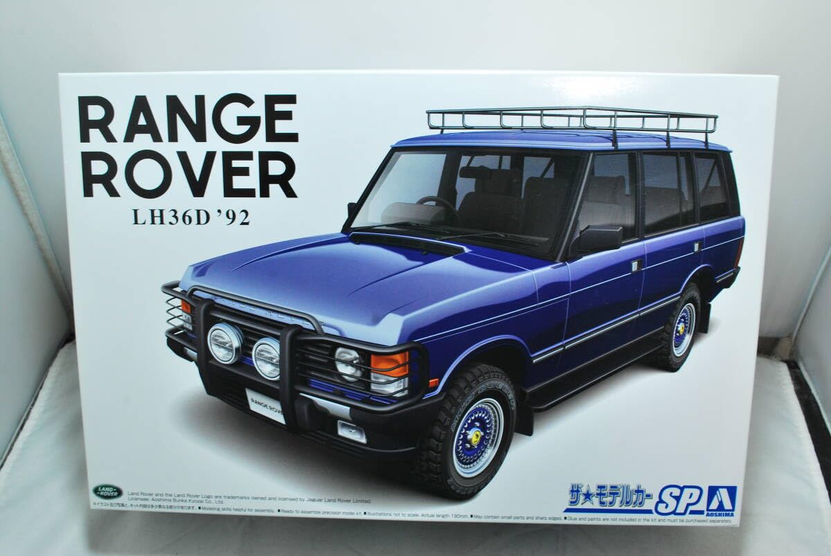 アオシマ　クラシックレンジローバー完成品のお知らせ1/24 アオシマ 1/24 ザ・モデルカー SP ランドローバー LH36D レンジ