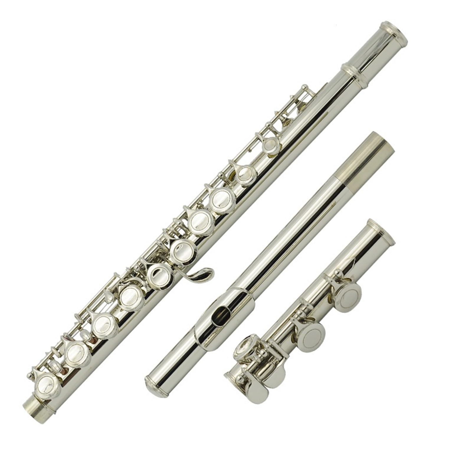 Amazon | フルート 16穴フルートニッケルメッキCキーフルート Amazon | フルート 16穴フルートニッケルメッキCキーフルート