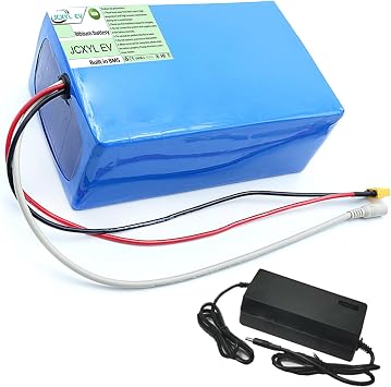 36V 48V 60V 15Ah 20Ah 25Ah 30Ah 35Ah 40Ah 45Ah 50Ah Rechargerable Lithium Battery Pack for Scooter Moped Motorcycle Motor with BMS and Charger,60v,30Ah