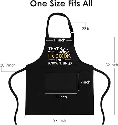 Miniatura 2 de Delantal divertido para asar a la parrilla para hombres - Delantal para barbacoa y cocina
