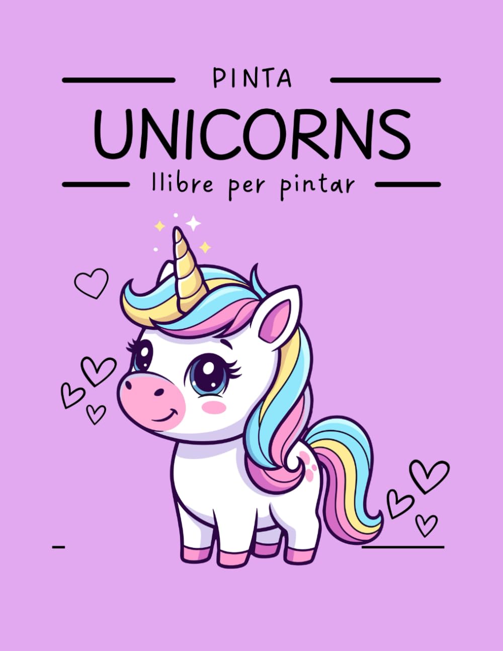 Pinta Unicorns: Llibre per pintar (Libros para colorear)