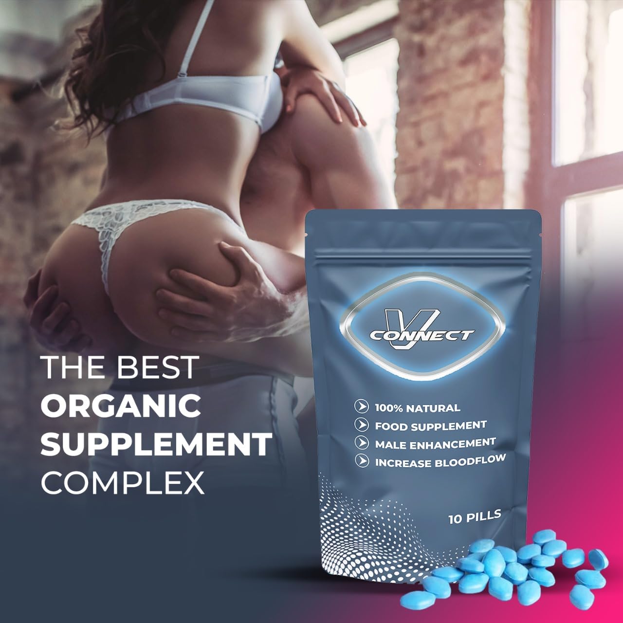 V Prime Connect 100mg Tablet Fast Acting Natural Herbal Performance Men
