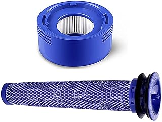 ConPus Filter Set Replacement for Dyson V8+, V8, V7 Absolute Animal Motorhead Vacuum, 1 Pre Filters & 1 HEPA Post Filters, Replaces Part # 965661-01 & 967478-01