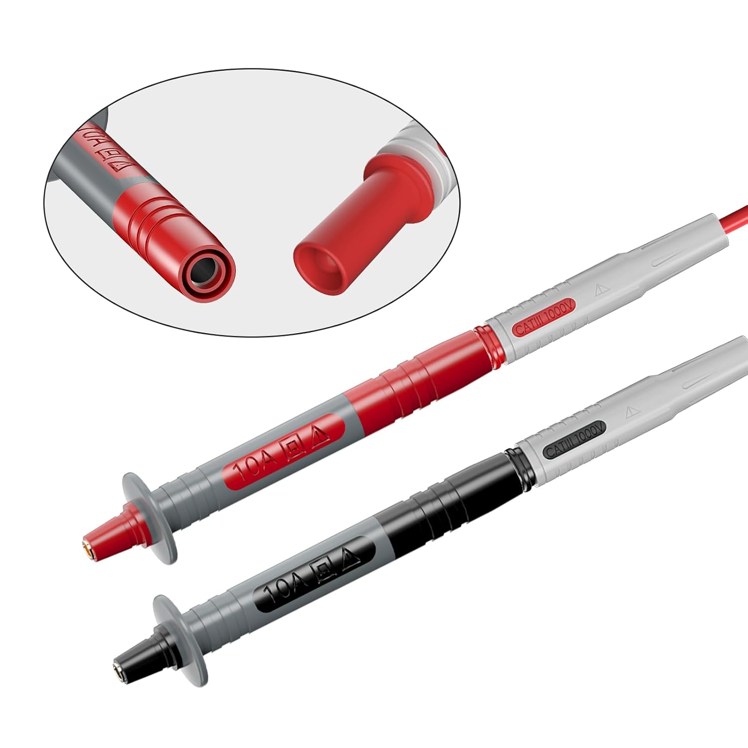 Goupchn Multimeter Automotive Test Leads Kit for Electrical Testing | Wire Piercing Clip, Puncture Probes, 4mm Banana Plug Extension Test Cable Set