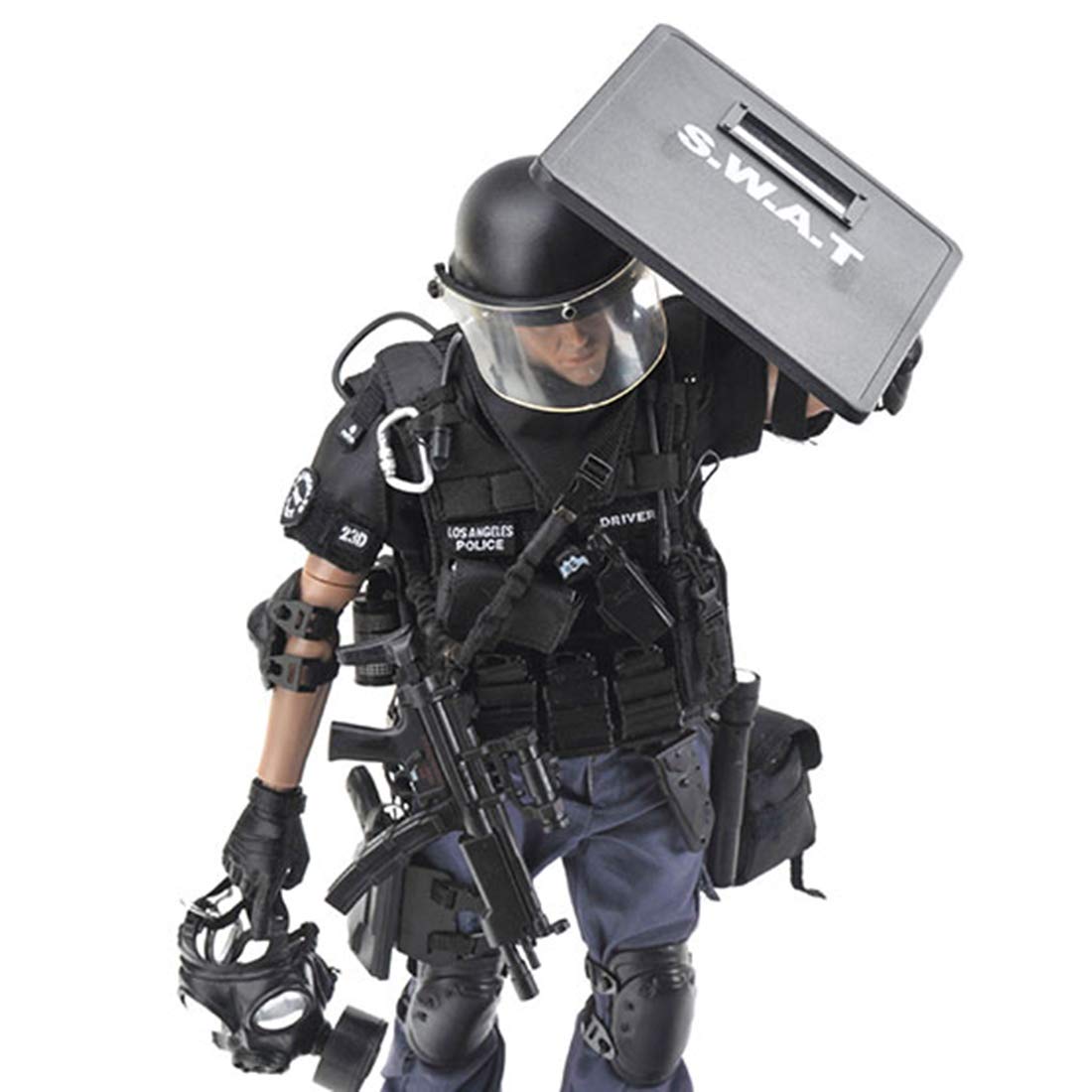 BATOP 1/6 Soldat Modell, 12 Zoll SWAT Spezielle Polizei Soldat Actionfigur Modell Spielzeug Figuren Zubehör