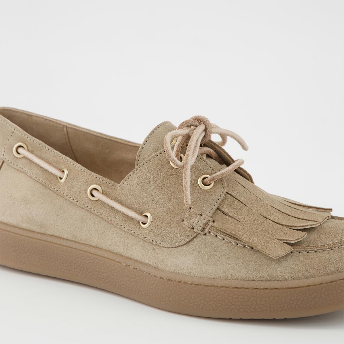 Paul Green Damen - Sneaker 1217-009 in beige Rauleder