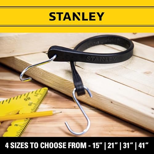 Stanley S300421 Black 21 Inch All-Weather Rubber Bungee Cords thumb #6