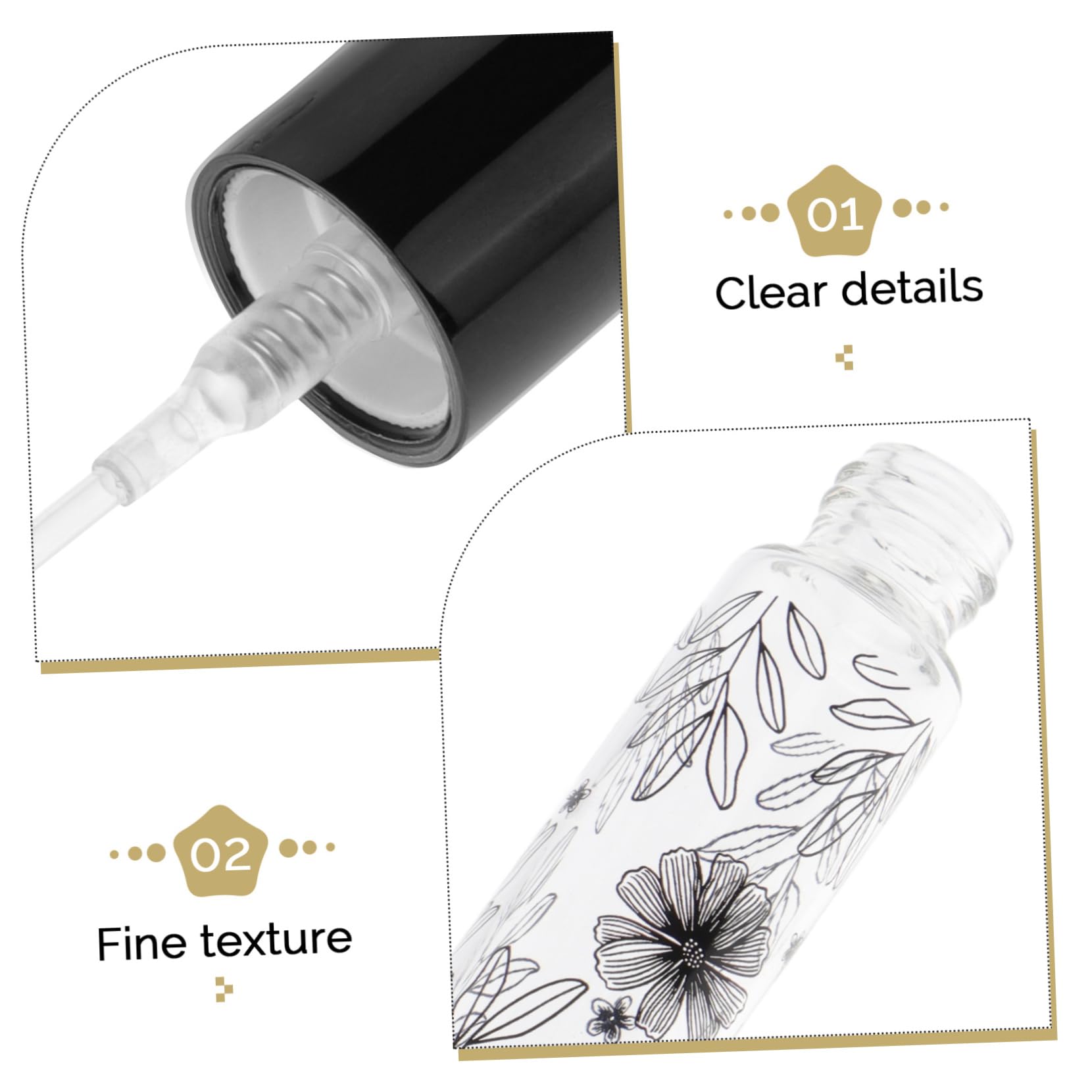 minkissy 30stücke Nachfüllbare Sprühflasche Tragbare Glasbehälter Für Parfüm Lotion Und Shampoo Praktische Reiseflasche Und Leicht Und Handlich