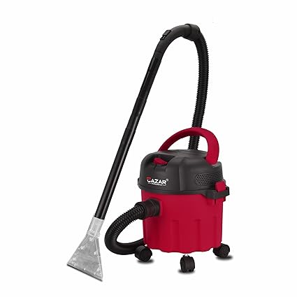 CAZAR (CZ-VC10L 1200-Watt, 10-Litre Wet & Dry Vacuum Cleaner, with Premium Mattress and Upholstery Nozzle 16.5 Kpa Suction Pressure, Compact and Lightweight with Blower Function (Red & Black)