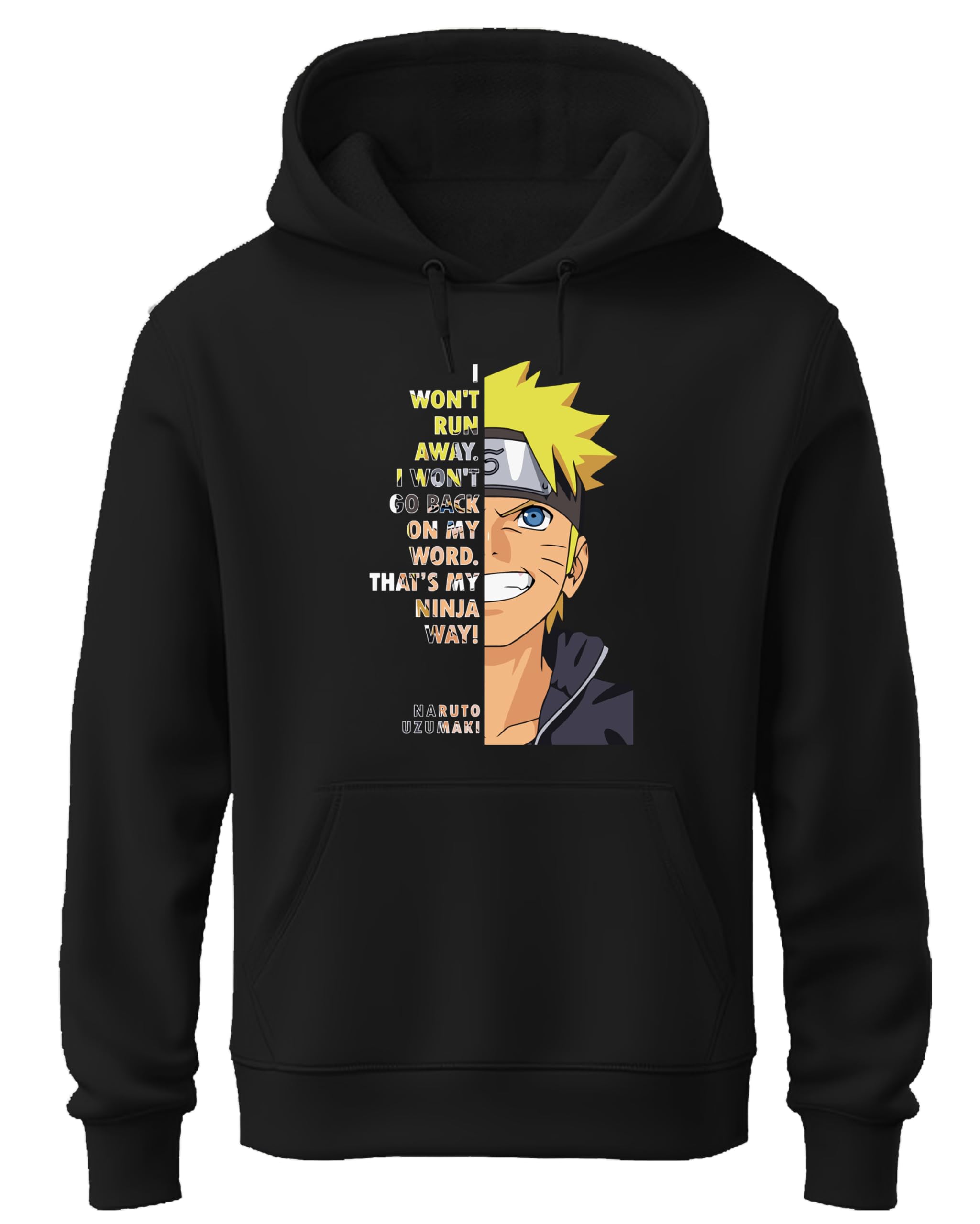 khakey Mens Cotton Hoodies | Naruto Hoodies for Men | Anime Hoodies for Men-picture-25