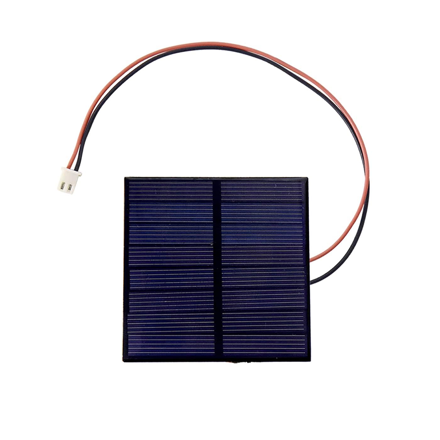 SYMFONIA -Solar for DIY Square Shape 6V 100MA Mini Solar Panel Wire Attached with Solar Panel 70mm*70mm.