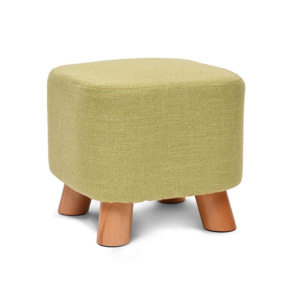 Pouf carré repose-pieds bois massif : la solution pour soulager les jambes lourdes