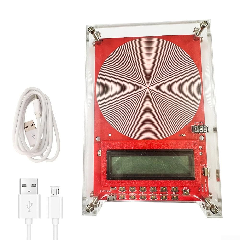 Generador de señal ajustable portátil 7.83 para dispositivo de frecuencia de resonancia de onda Schumann, Generador de onda cuadrada inversa estable (rojo)