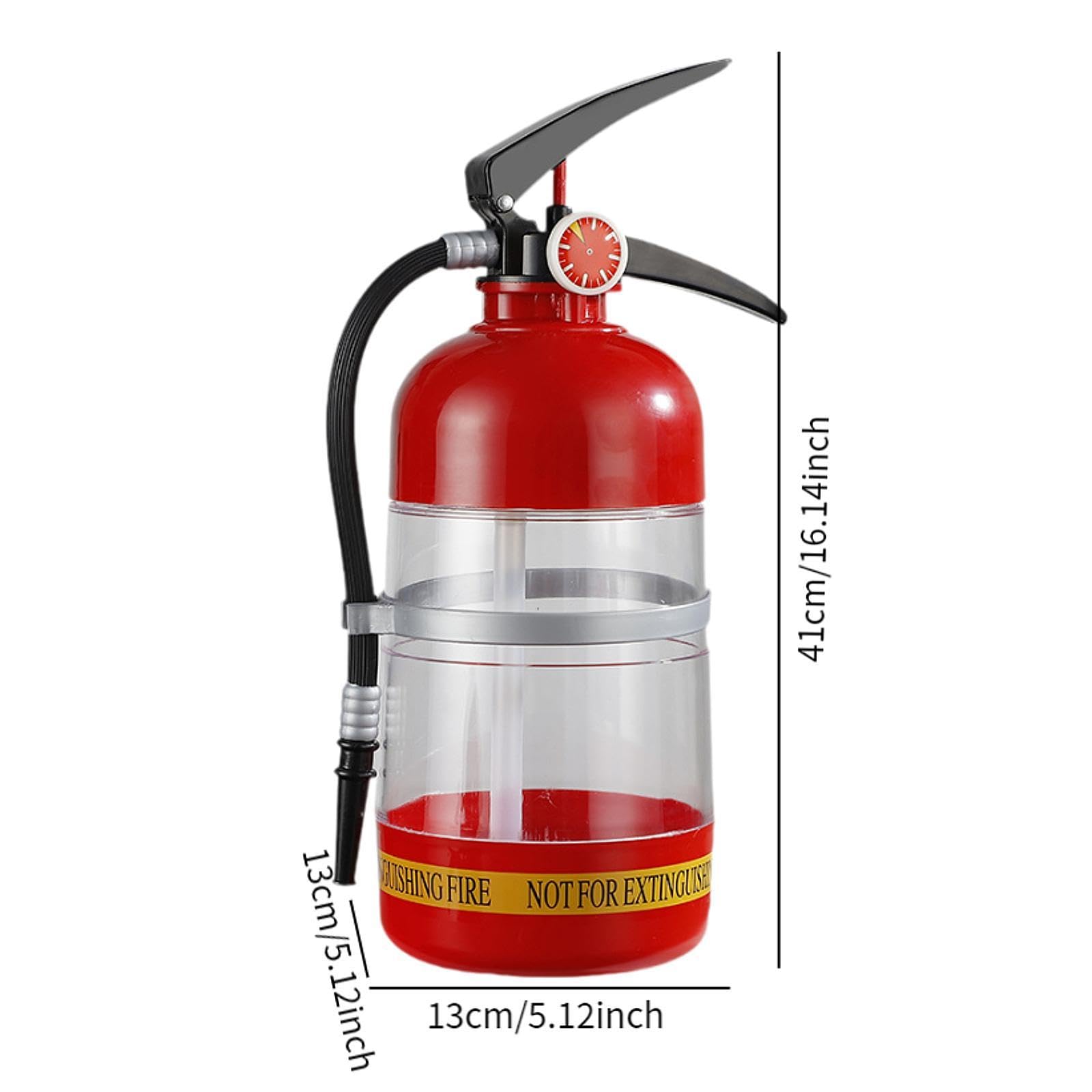 Dispensador de Cerveza con Forma de Extintor, Creativo, Contenedor, Dispensador de Bebidas Portátil para Cerveza, Cócteles, Fiestas, 3l, tal como se describe