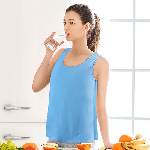 Miniatura 5 de Jeyiour Paquete de 2 camisetas sin mangas de recuperación de mastectomía con bolsillo de drenaje para sostener tubo de drenaje postquirúrgico