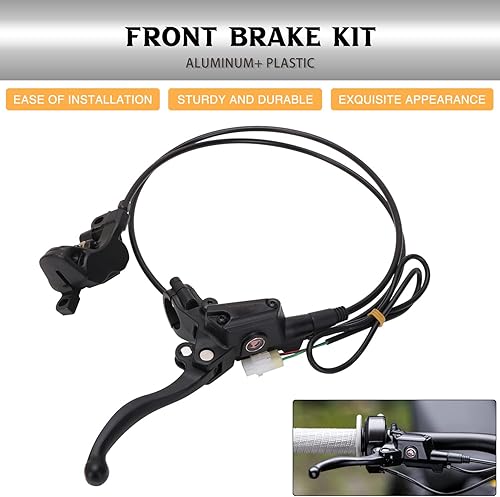 Miniatura 9 de CHANGCHENG Kit de freno delantero para motocicleta Sur Ron CNC Billet aluminio y plástico palanca de freno para SurRon Motor eléctrico Light Bee