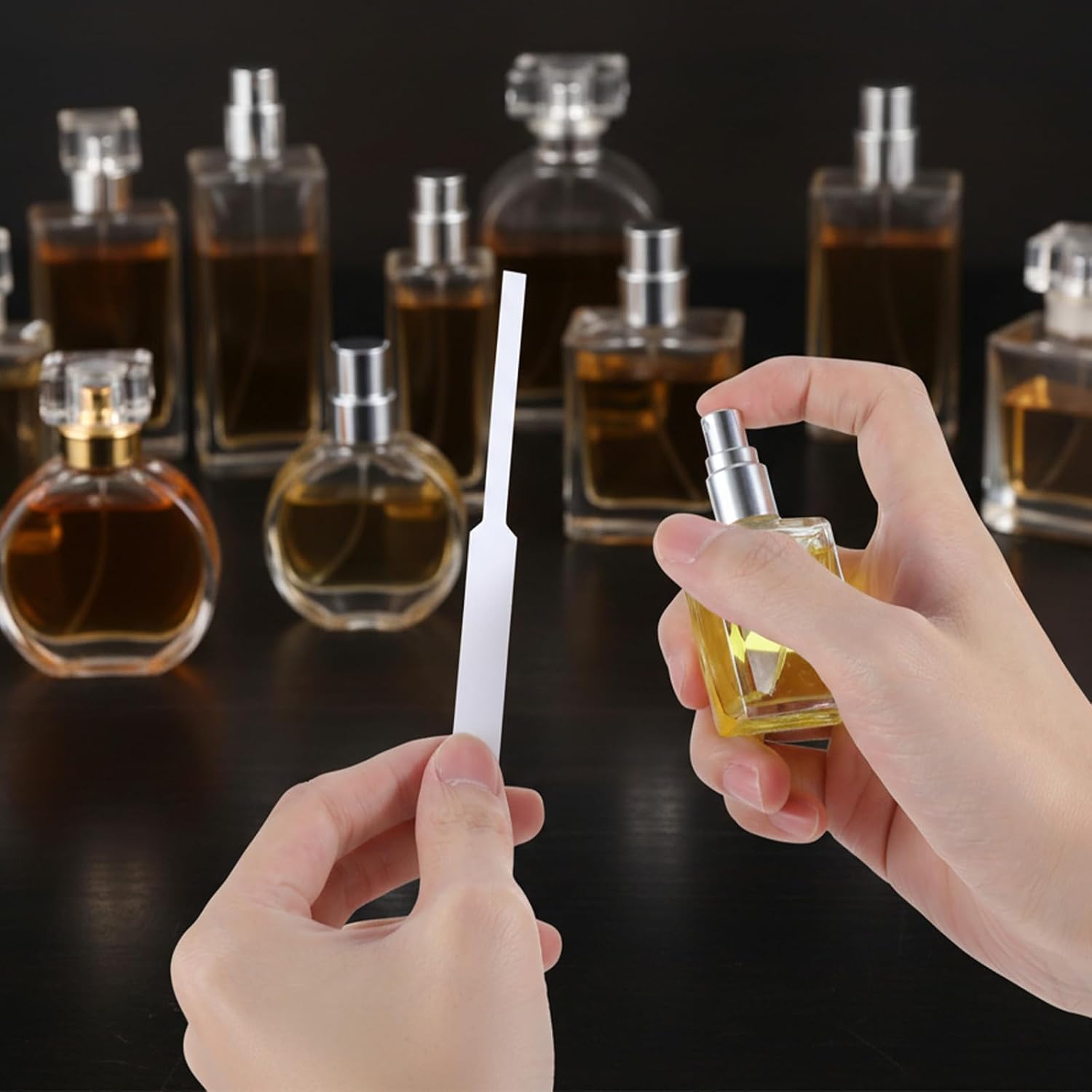 2200 Pcs Perfume Test Strips, White Paper Fragrance Tester Strips for Scents & Essential Oils (5 x 0.5 Inches)